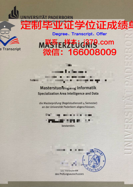 博恩特帕克大学diploma证书(德国帕德博恩大学预科官网)