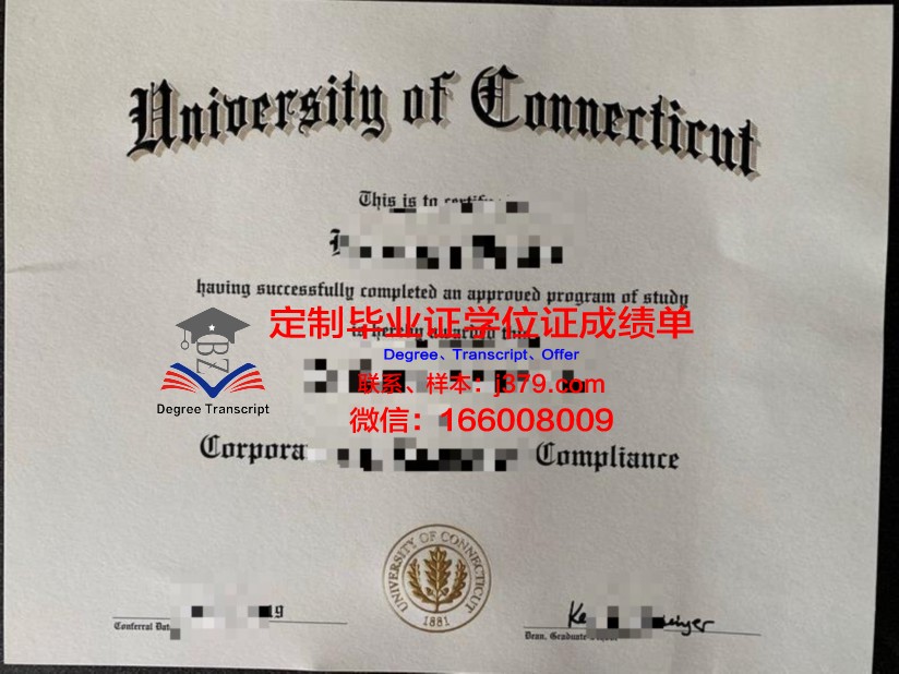 康涅狄格大学博士毕业证:一张通往未来的通行证