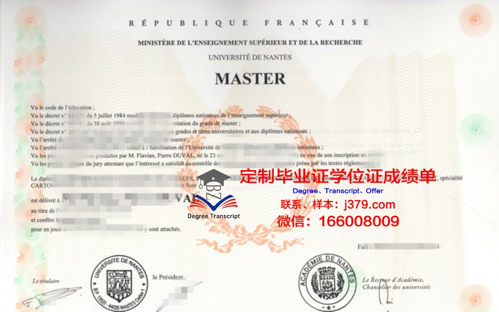 南特国立高等矿业学院硕士毕业证(南特高等矿业大学怎么样)
