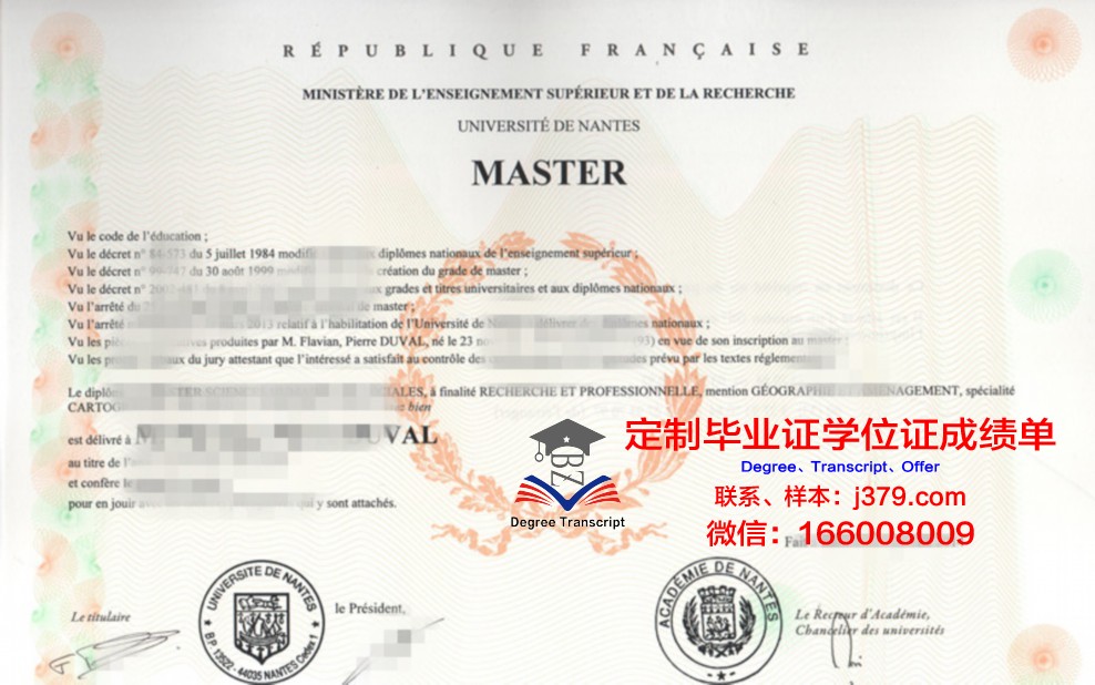 南特中央理工学院毕业证书图片(法国南特中央理工怎么样)
