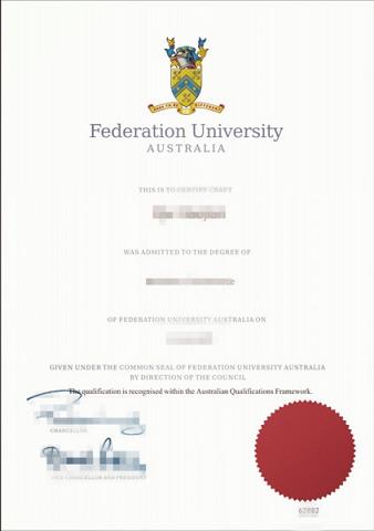 澳大利亚联邦大学毕业证成绩单