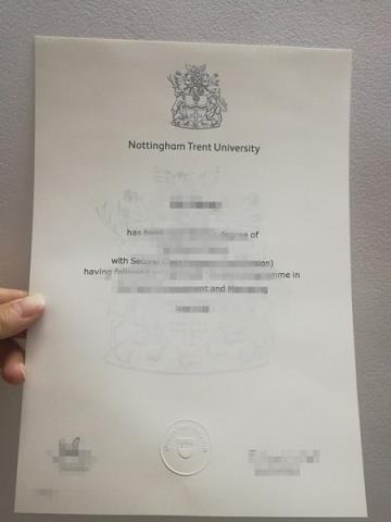 诺丁汉特伦特大学毕业证成绩单