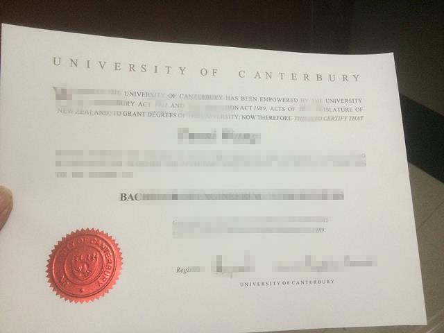 坎特伯雷基督教会大学毕业证成绩单