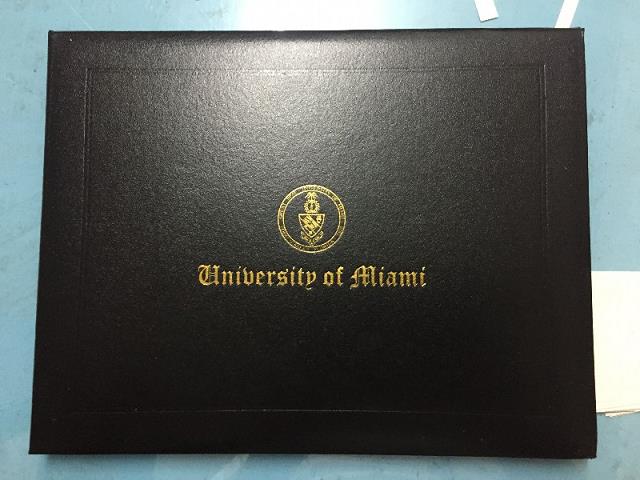 迈阿密大学毕业证成绩单