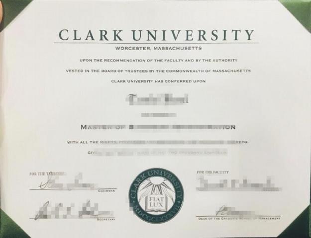 克拉克高峰大学毕业证是什么样呢