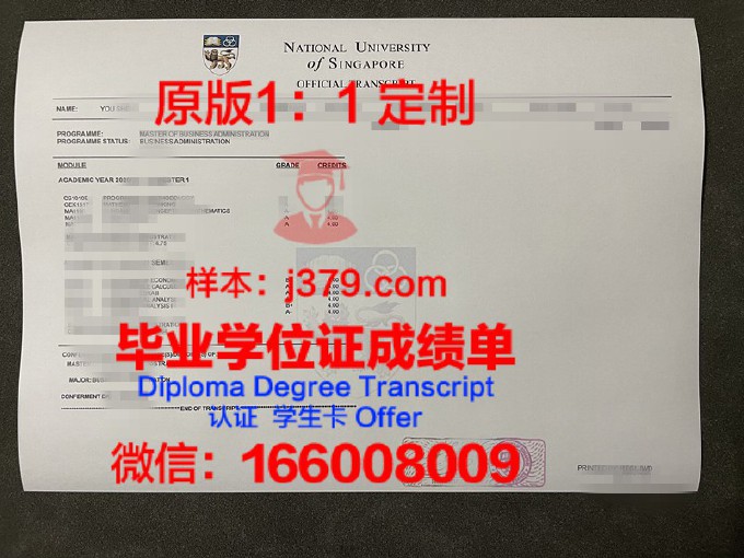 新加坡国立大学硕士毕业证书样本(新加坡国立大学硕士毕业证书样本图片)